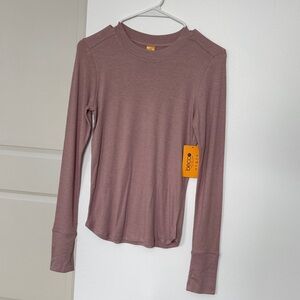 Becco Dusty Pink Long Sleeve Top